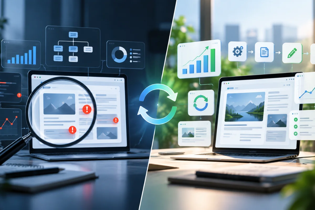 auditoría SEO vs SEO mensual